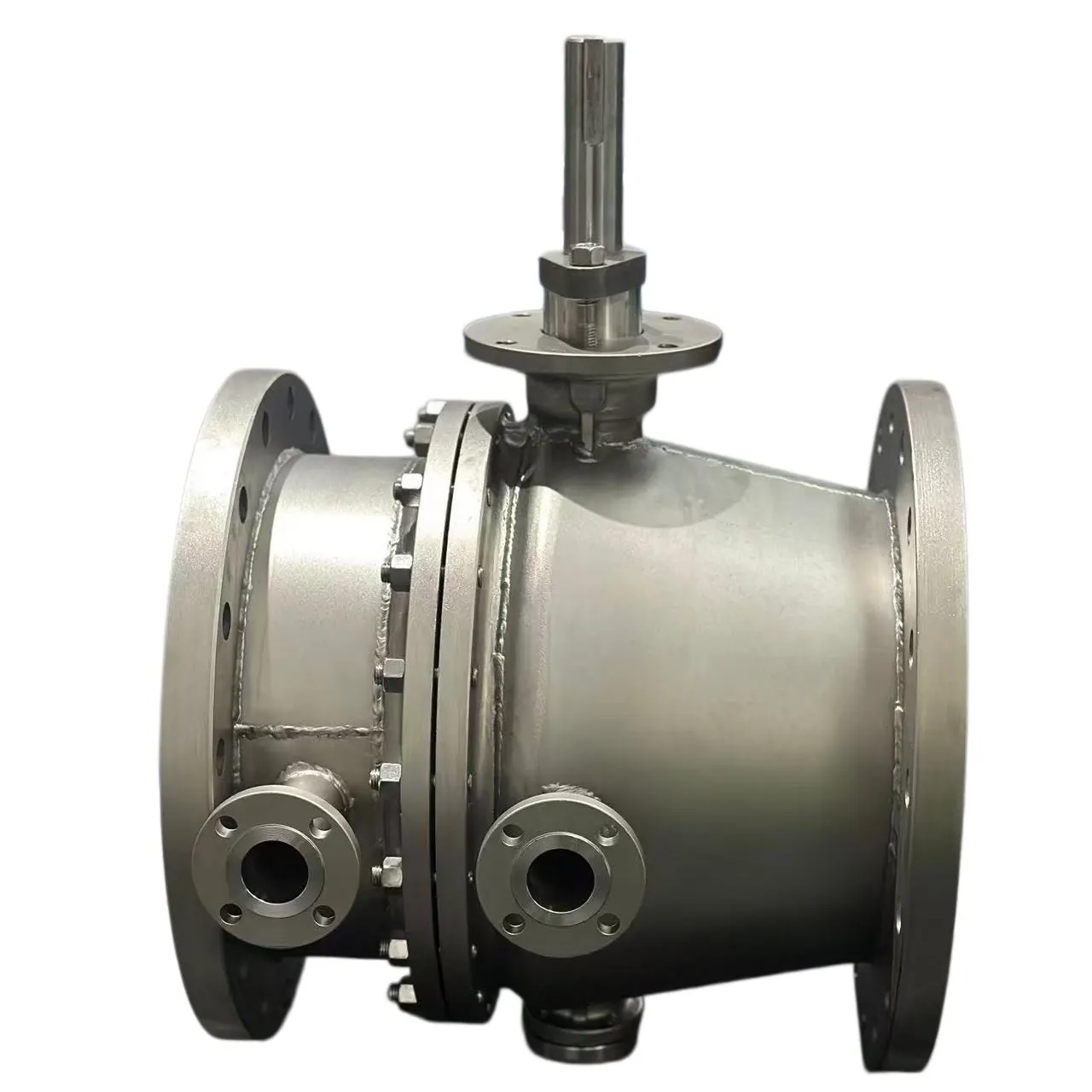 துருப்பிடிக்காத எஃகு நிலையான பந்து வால்வு போலியான Flanged பந்து வால்வு