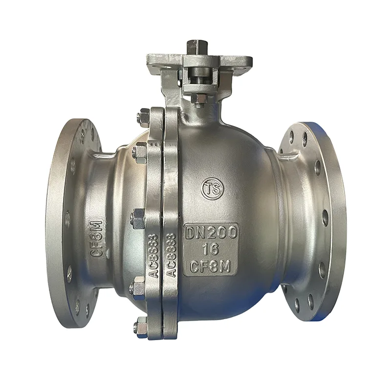 துருப்பிடிக்காத எஃகு Flanged பந்து வால்வு
