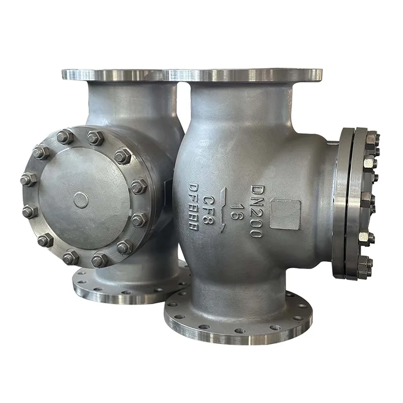துருப்பிடிக்காத எஃகு flanged காசோலை வால்வு